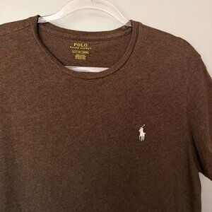 Polo Ralph Lauren Short Sleeve Tee - Heather Brown - Small